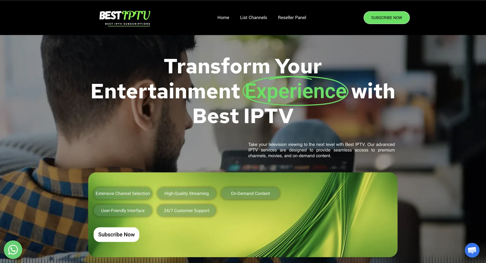 Best IPTV homepage