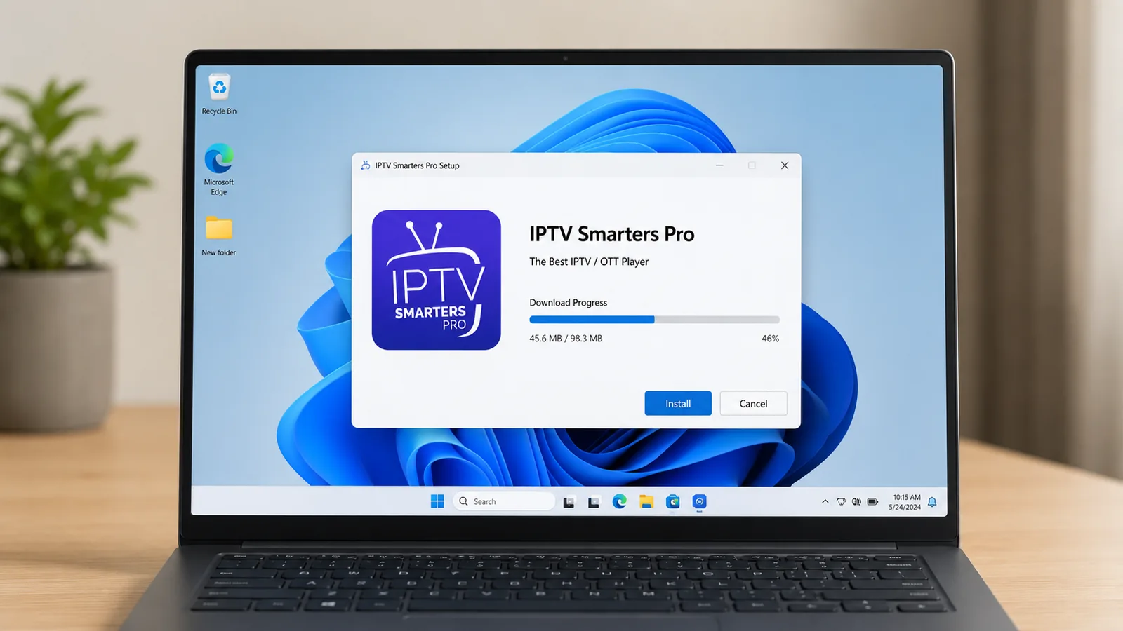 Downloading and installing IPTV Smarters Pro for Windows on a PC