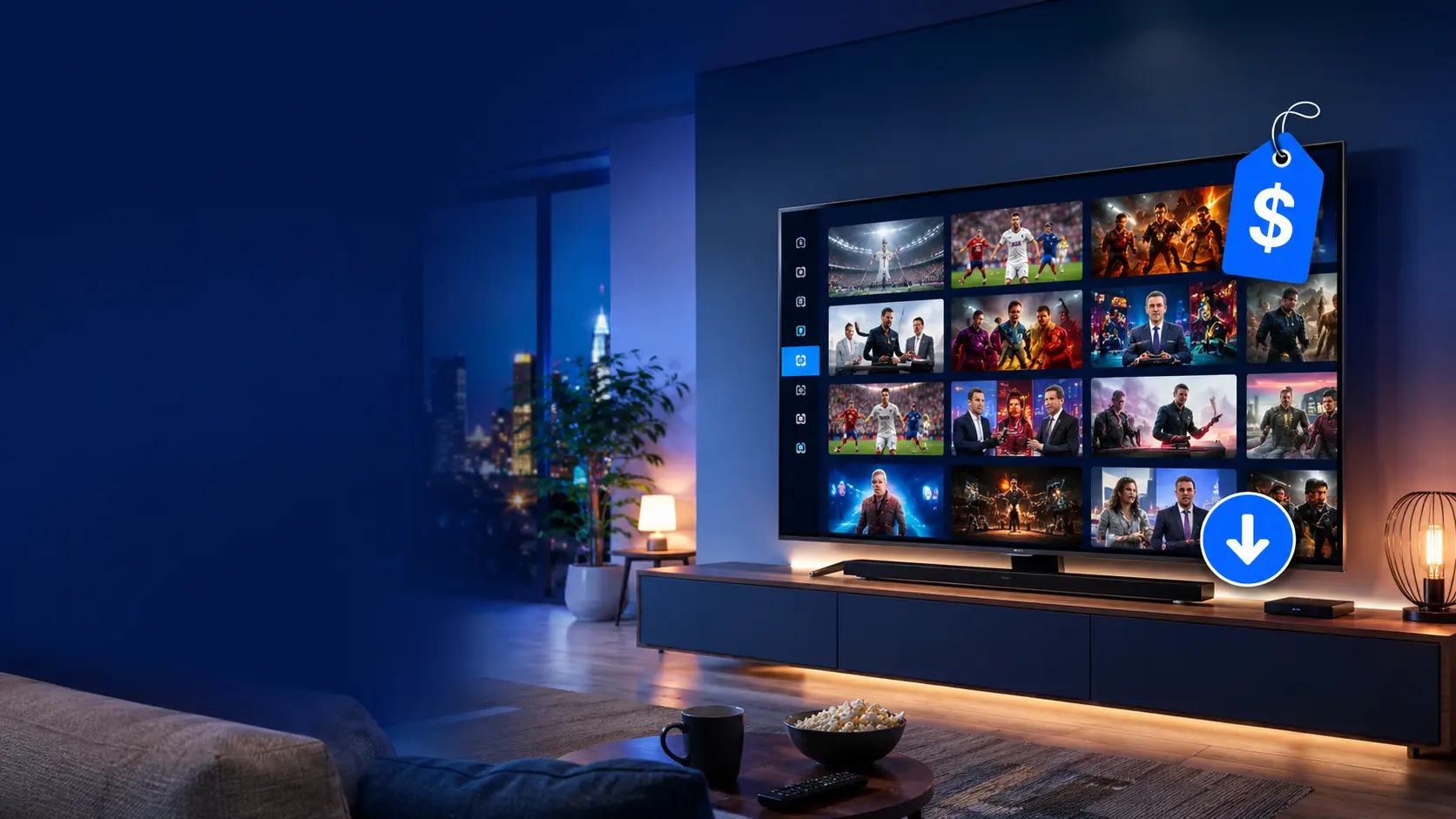 Cheap IPTV Australia — 65,000+ affordable 4K channels on a TV